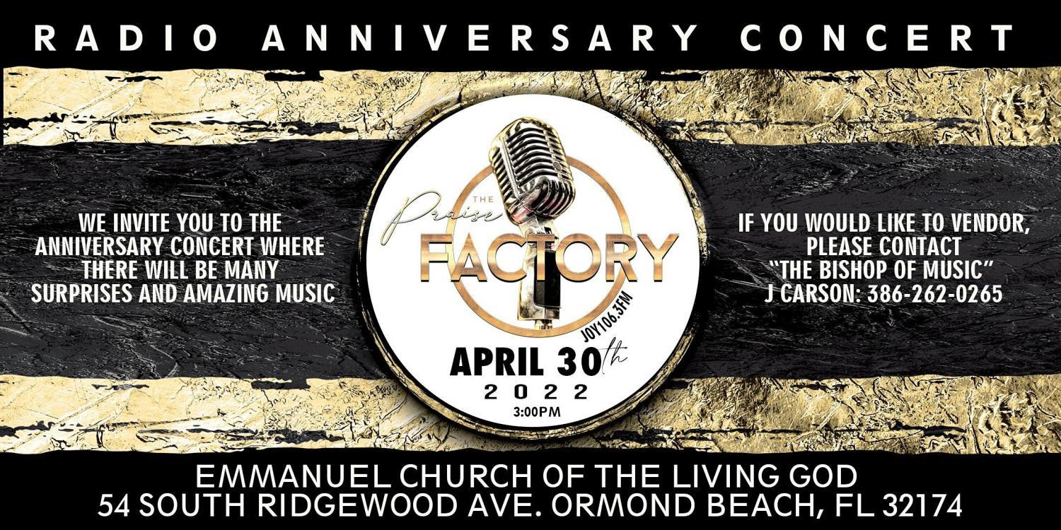 The Praise Factory Radio Anniversary Concert