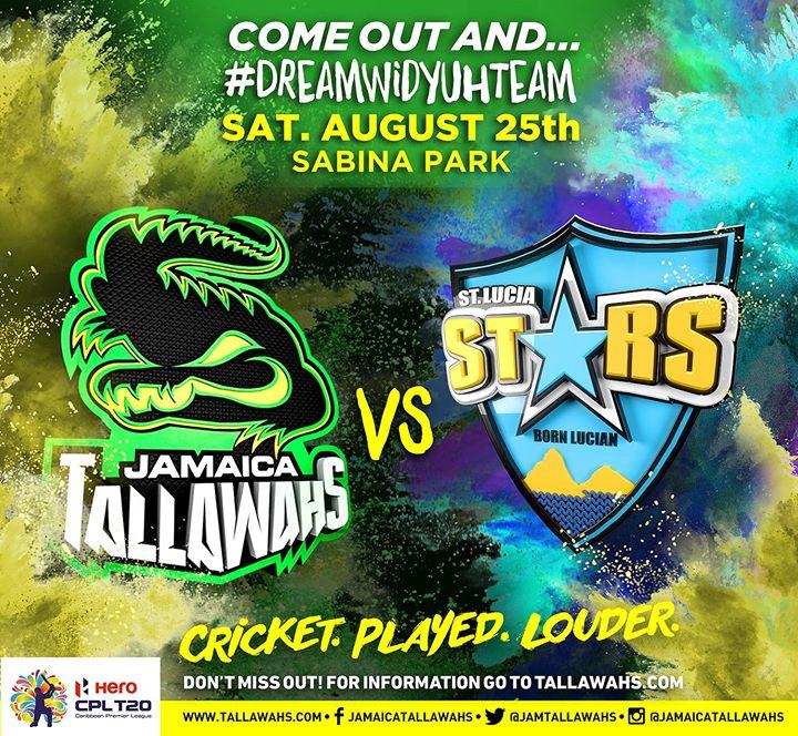 Jamaica Tallawahs Vs. St. Lucia Stars