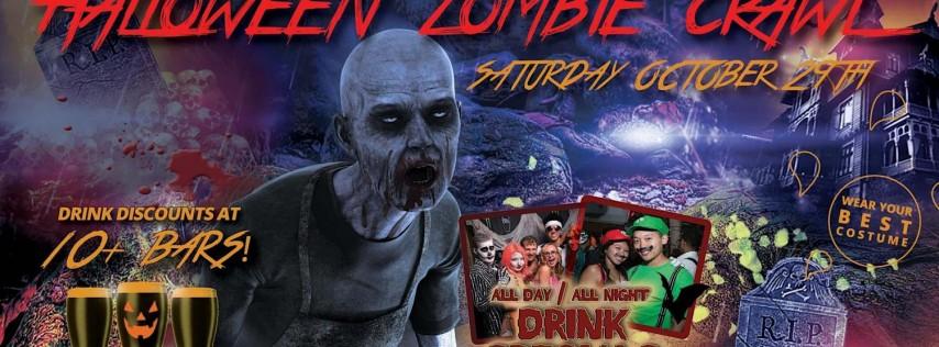 Denver lodo zombie crawl halloween pub crawl