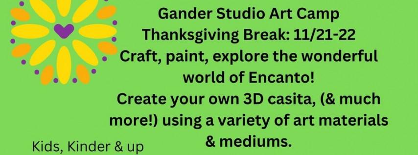 Thanksgiving Break Art Camp |Scenes from Encanto