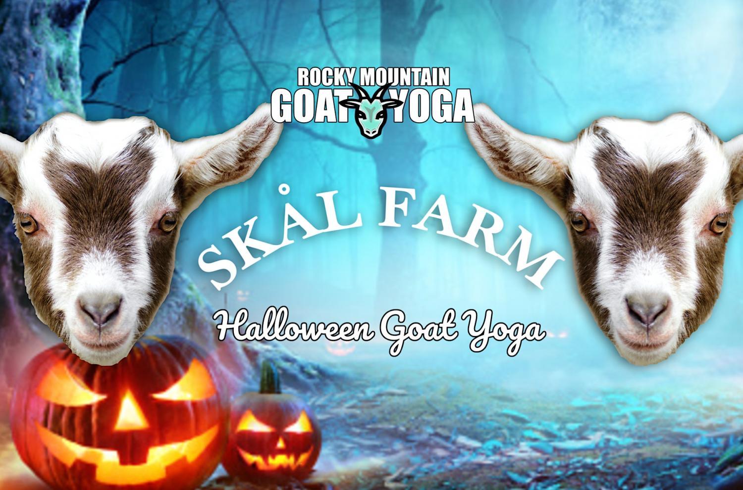 Halloween Goat Yoga - October 30th (Skål Farm)
Sun Oct 30, 4:00 PM - Sun Oct 30, 5:00 PM
in 13 days