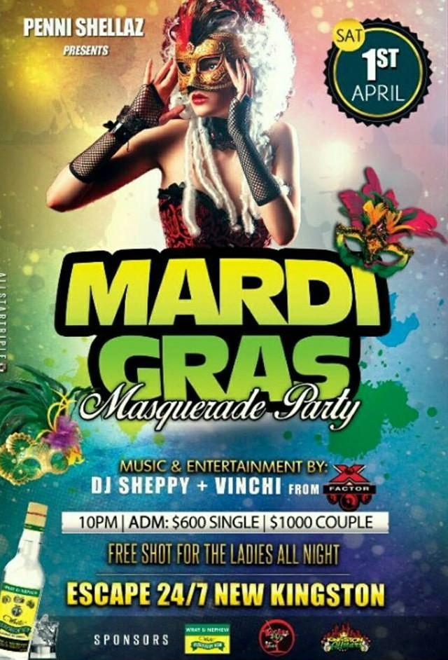 Mardi Gras Masquerade Party