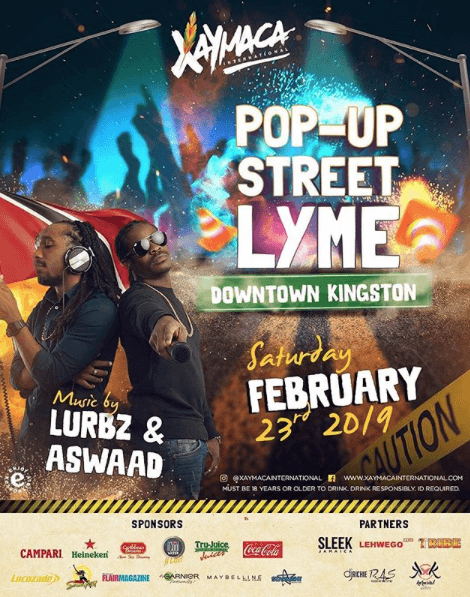 Xaymaca Pop-Up Street Lyme
