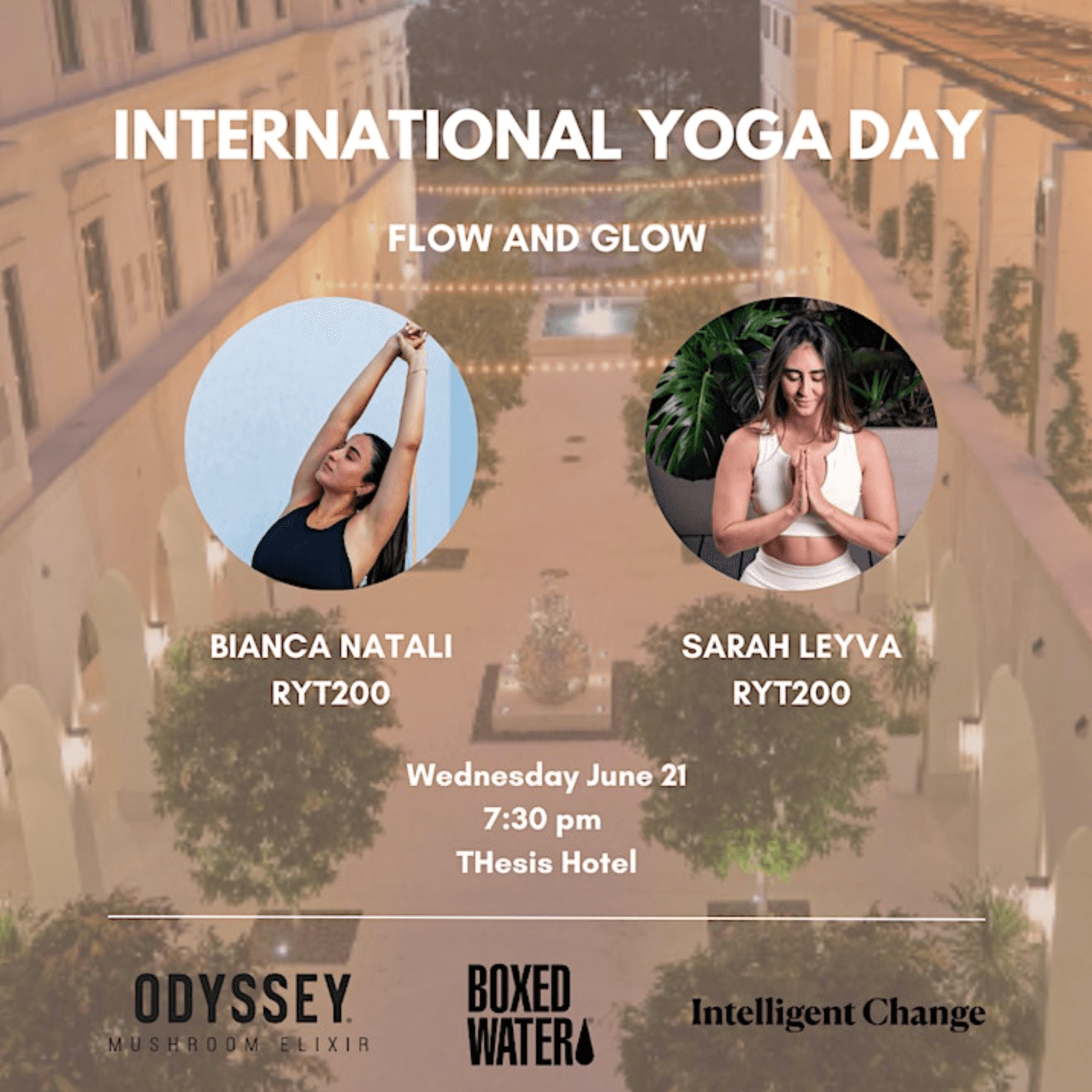 International Yoga Day Flow & Glow at THesis Hotel