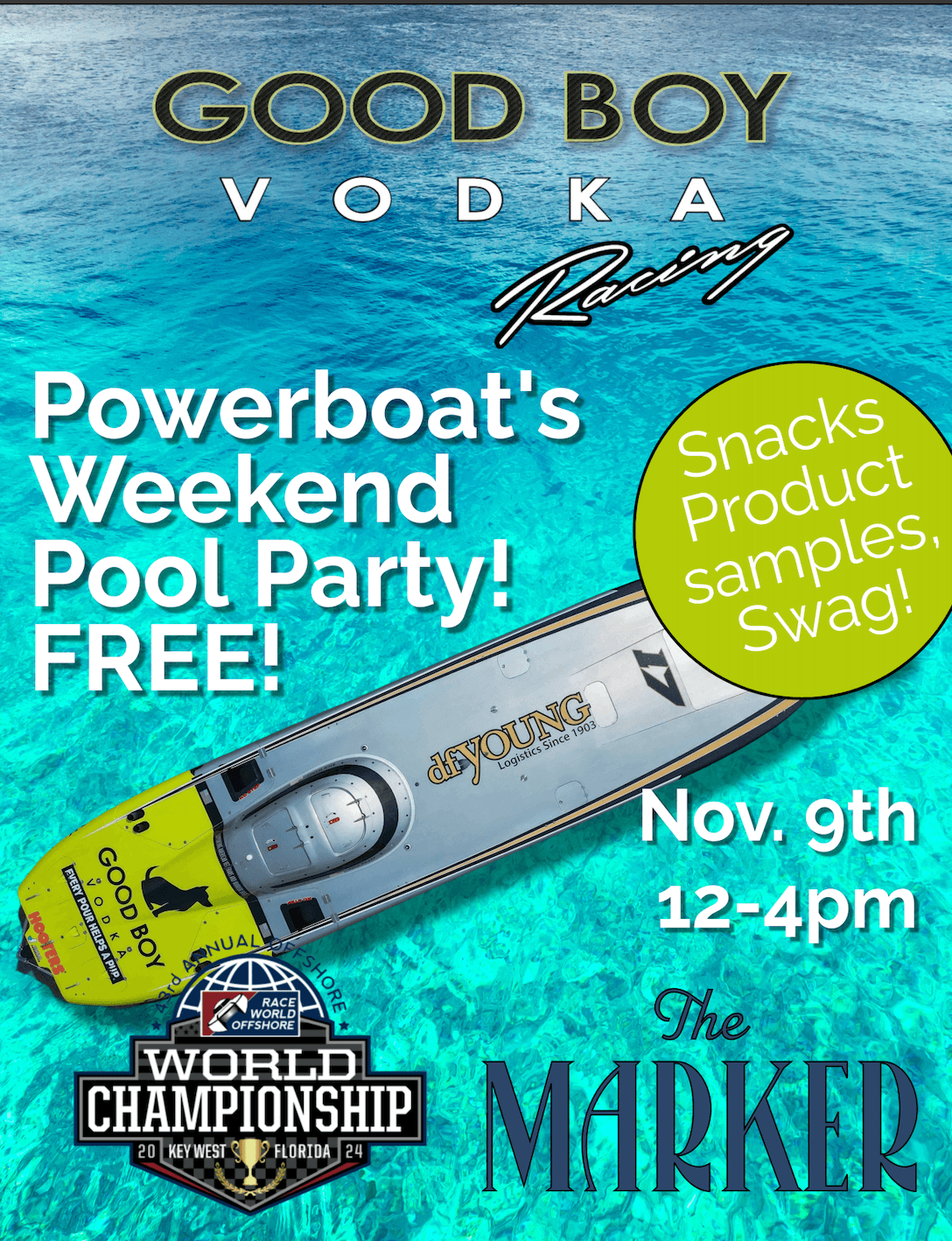 Powerboat’s Weekend Pool Party at The Marker Key West Harbor Resort