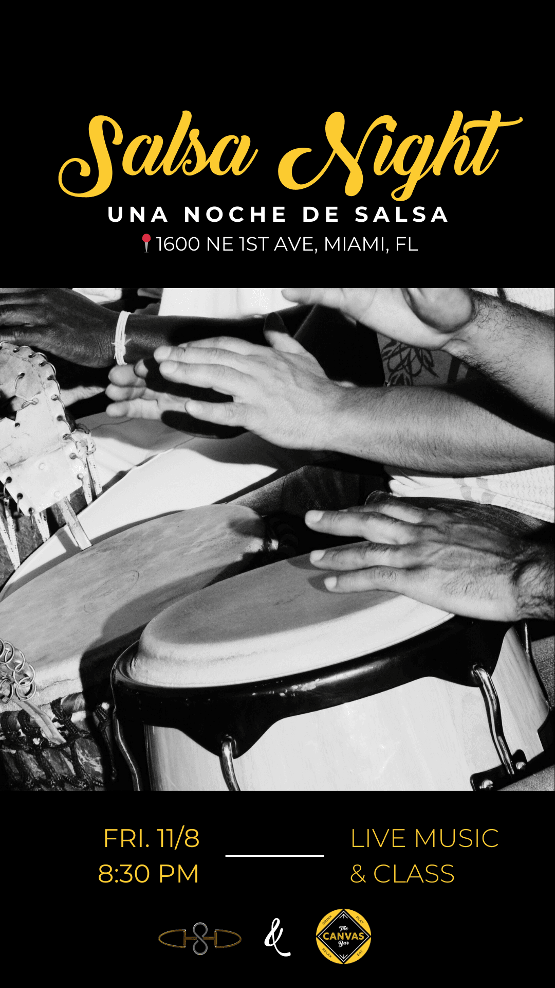 Salsa Night & Class at The Canvas Bar