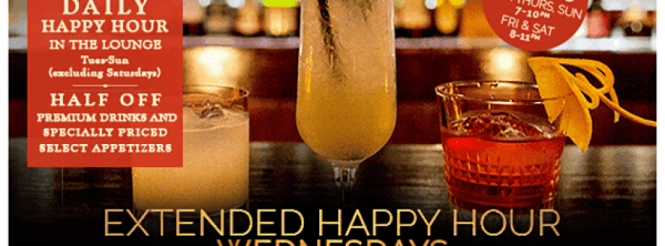 Extended Happy Hour ( Every Wednesday ) at Casa Calabria