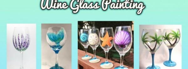 Wine Glass Painting at T-Dub's