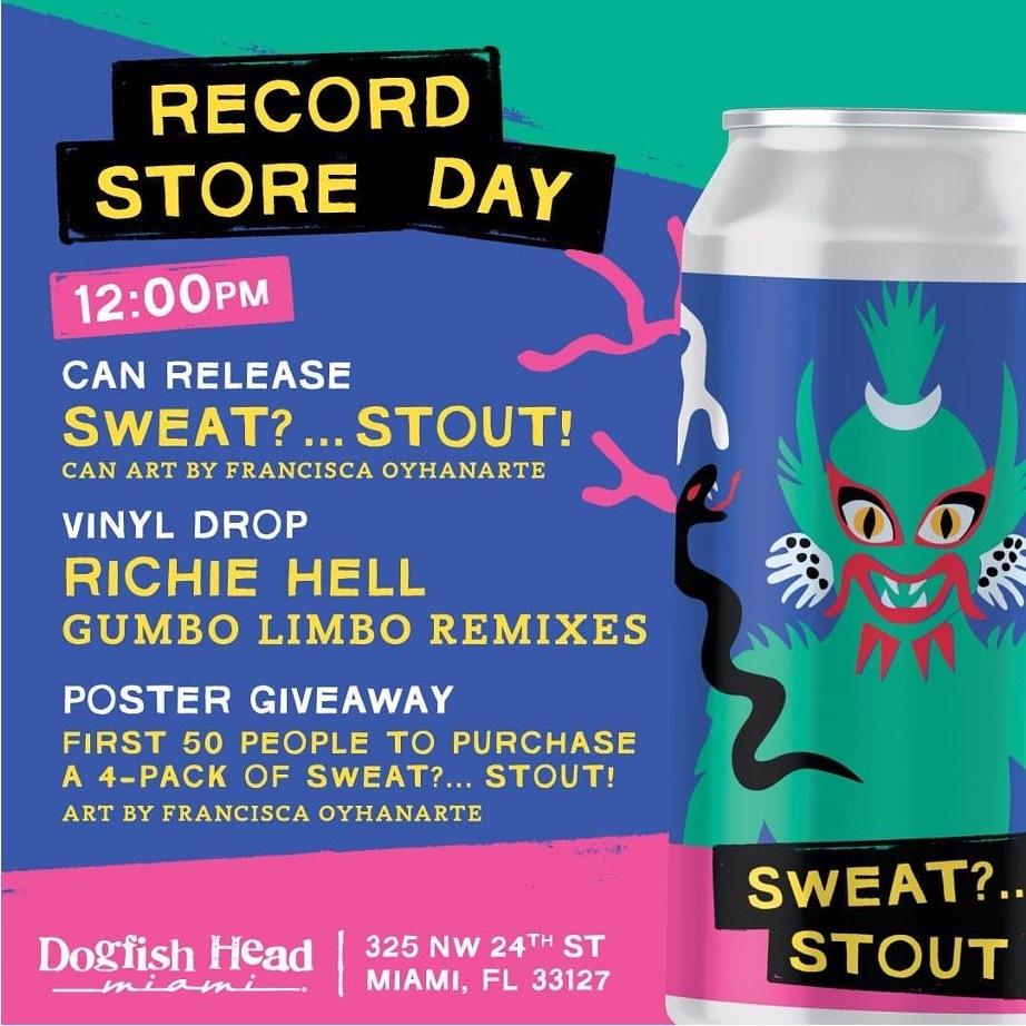 Join Dogfish Head Miami and Sweat Records to Bring Together Music, Art and Beer for Record Store Day
