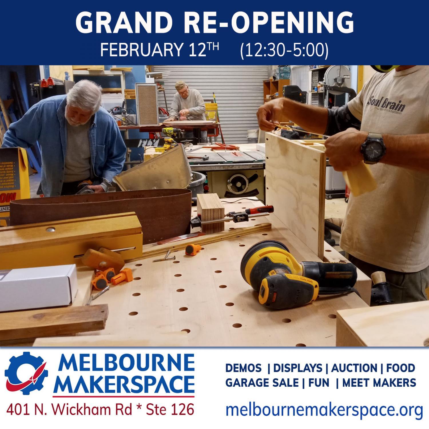 Melbourne Makerspace Grand Re-Opening