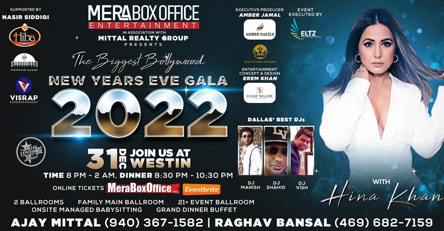MeraBoxOffice Presents Bollywood New Years Eve with Hina Khan at Westin