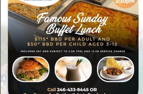 Famous Sunday Buffet Lunch