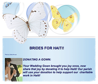 Brides-for-Haiti Charity Dress Drive - Kingston Bridal Week 2013