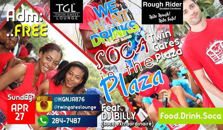 Soca in the Plaza on Carnival Sunday #WeWantDrinks