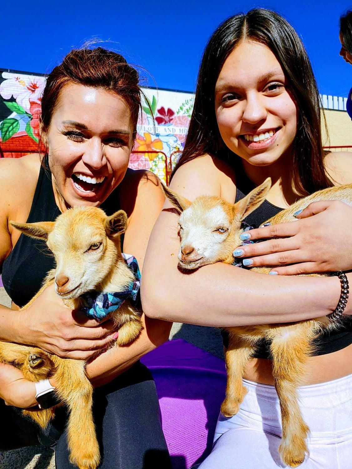 Mother's Day Goat Yoga @ Legacy West!