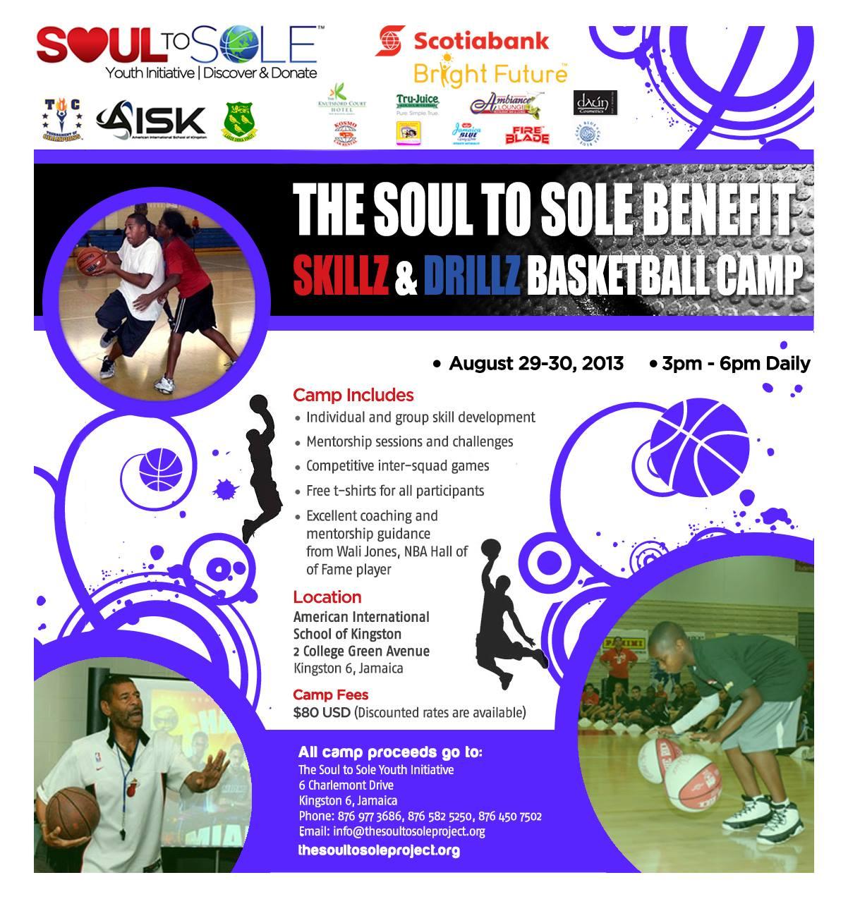 THE SCOTIABANK BRIGHT FUTURE AND S2S SKILLZ & DRILLZ BASKETBALL CAMP 2013