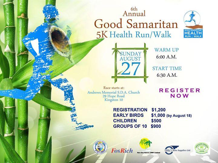 The 6th Annual Good Samaritan 5K Health Run/Walk