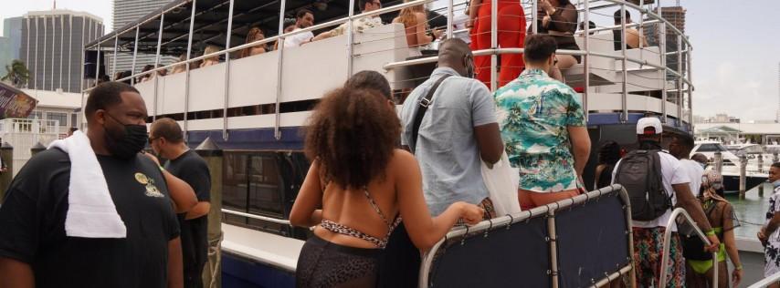 SAVAGE #1 BOAT PARTY/BOOZE CRUISE IN MIAMI OPEN BAR