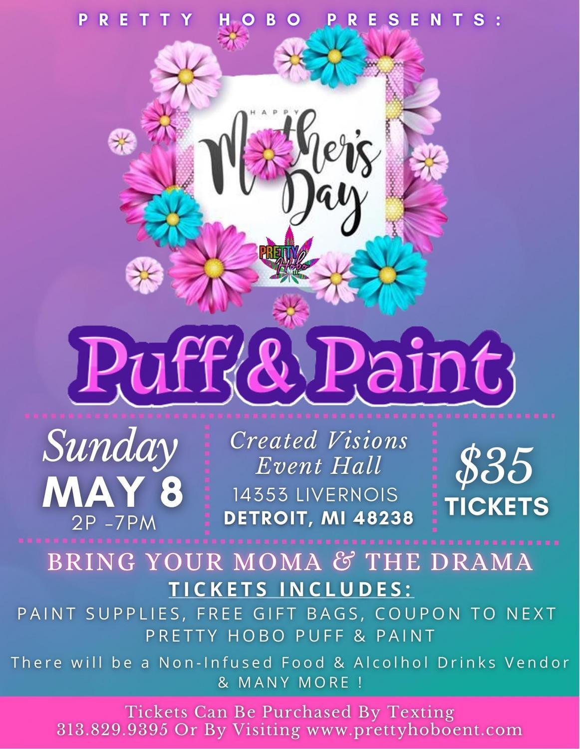 Pretty.Hobo & Friends Mothers Day Puff & Paint