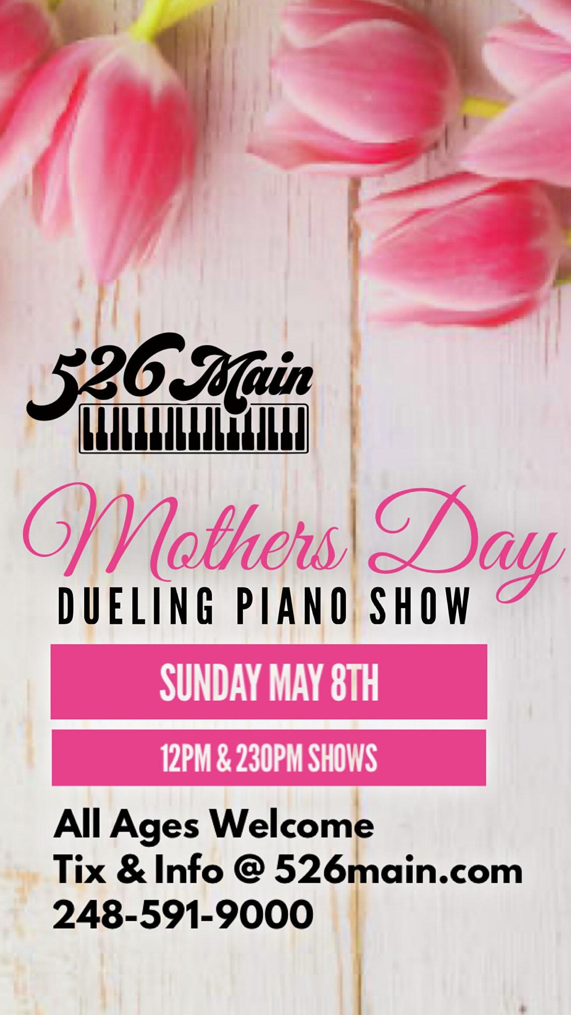 Mother's Day Dueling Piano Show
