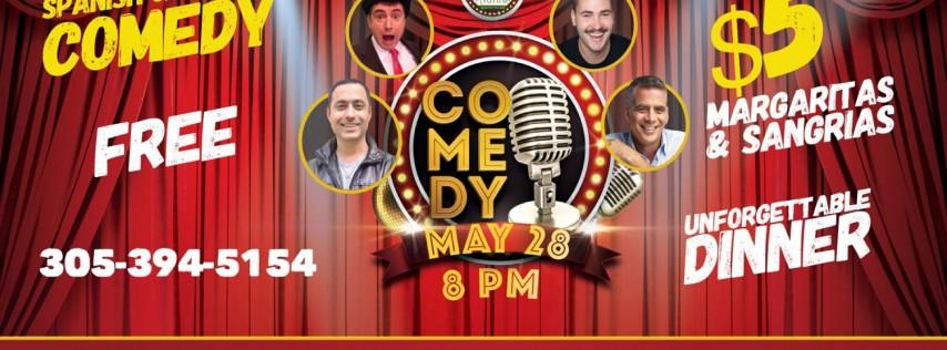 Comedy Show with English & Spanish Comedians In Hialeah Park Casino