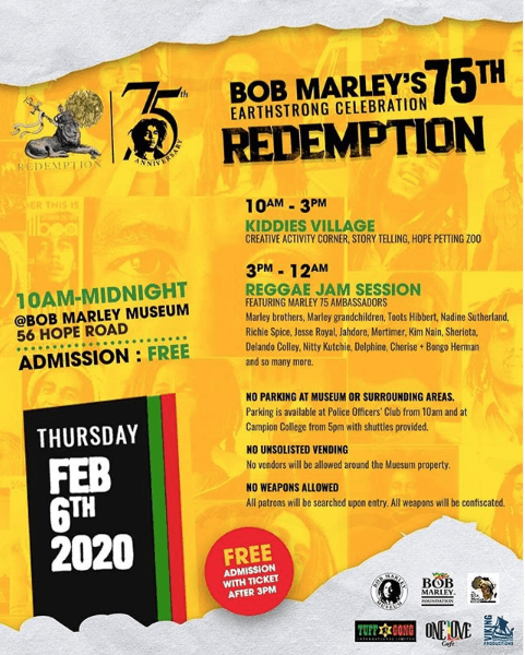 Annual Bob Marley Day Celebrations