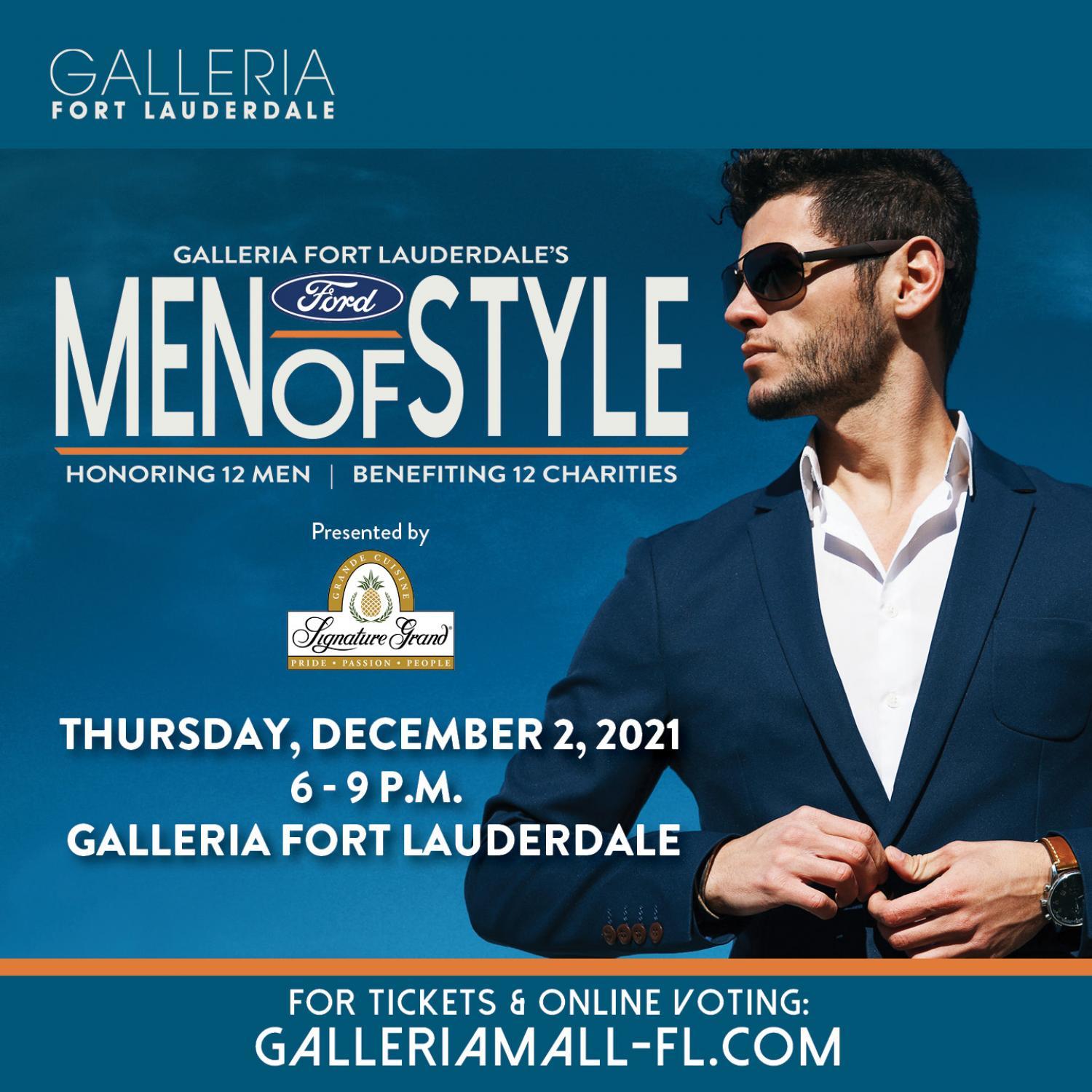 Galleria Fort Lauderdale’s Ford Men of Style presented by Signature Grand