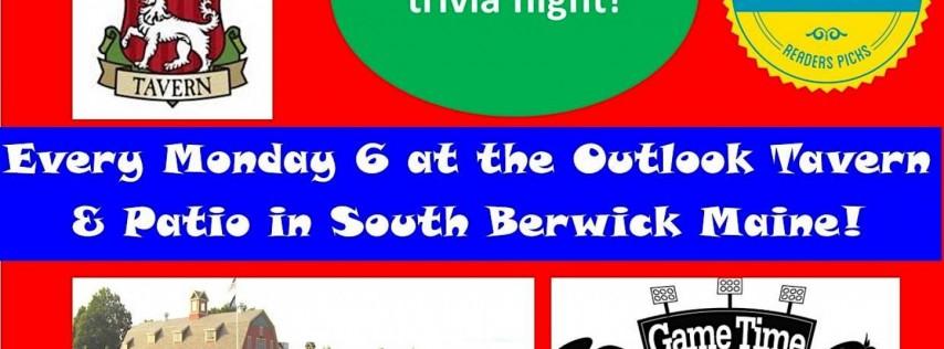 Game Time Trivia Monday Nights at the Outlook Tavern in SoBo