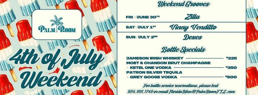 Fourth of July Weekend | Palm Room