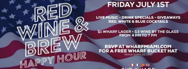 Red, Wine & Brew at The Wharf Miami