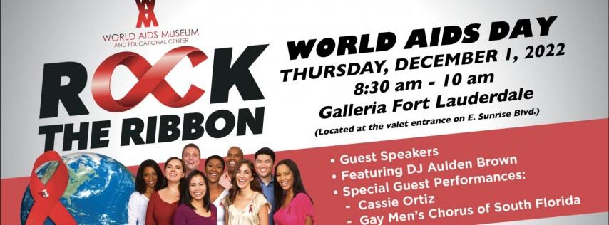 World AIDS Museum and Galleria Fort Lauderdale Rock the Ribbon Kickoff on Dec. 1