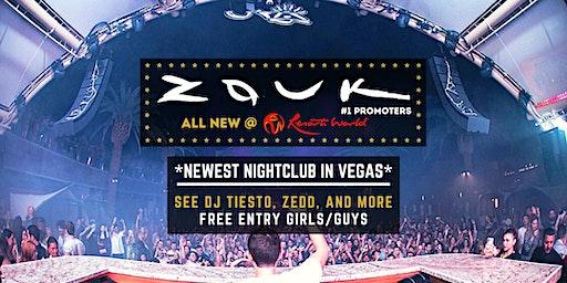 ZOUK Nightclub (NEW @ Resorts World) FREE Entry [Vegas Guest List] #1 Party