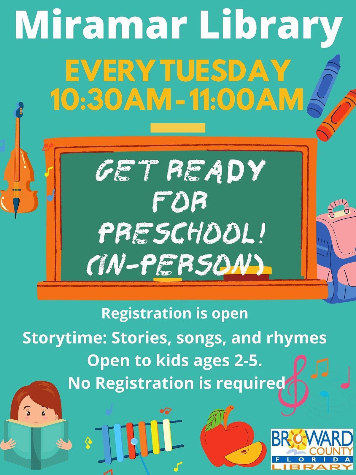 Get Ready for Preschool (In-Person)
