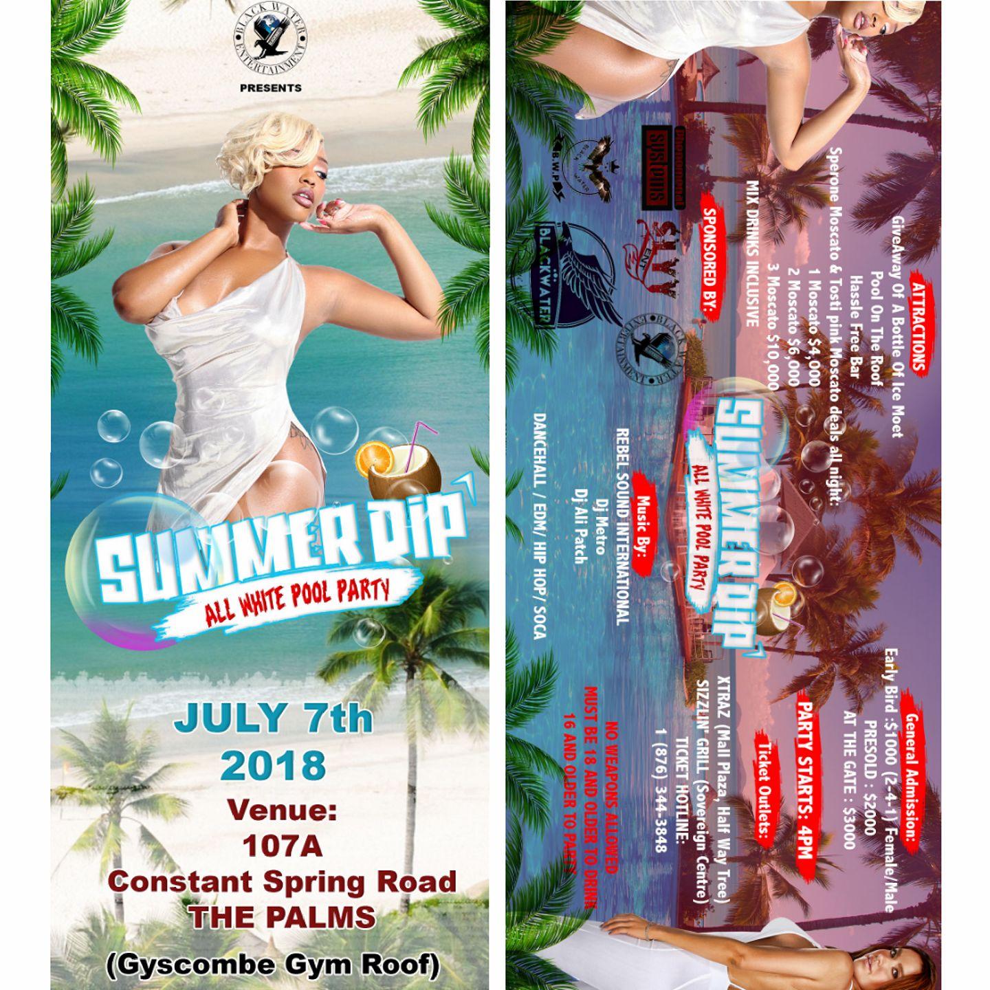 Summer Dip: All White Pool Party