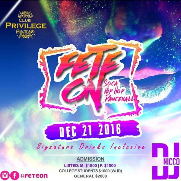 Club Privilege’s FETE ON