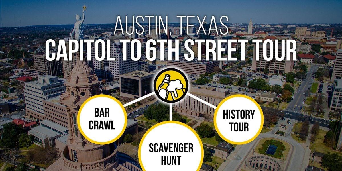 Austin Bar Crawl and Sixth Street Walking Tour – Bar Trivia, On The Go!
