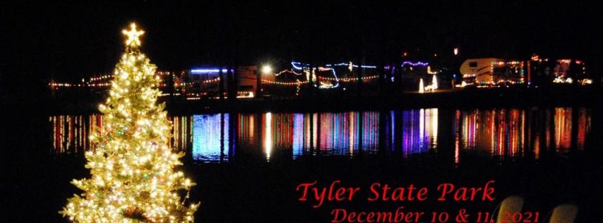 A Pineywoods Christmas Lighted Drive-Thru at Tyler State Park