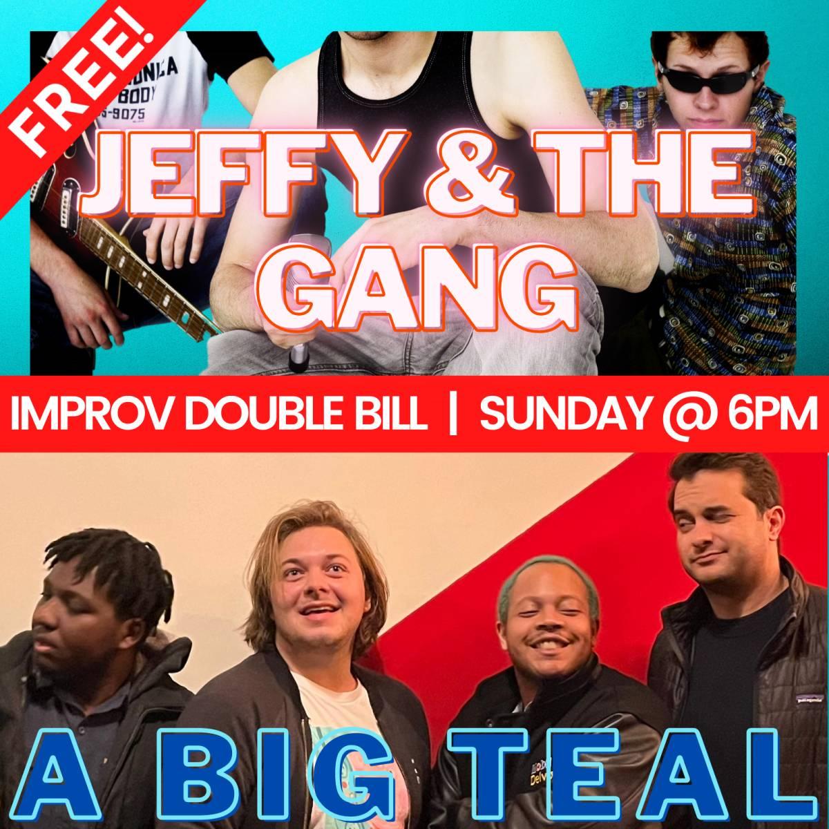 Jeffy and The Gang & A Big Teal