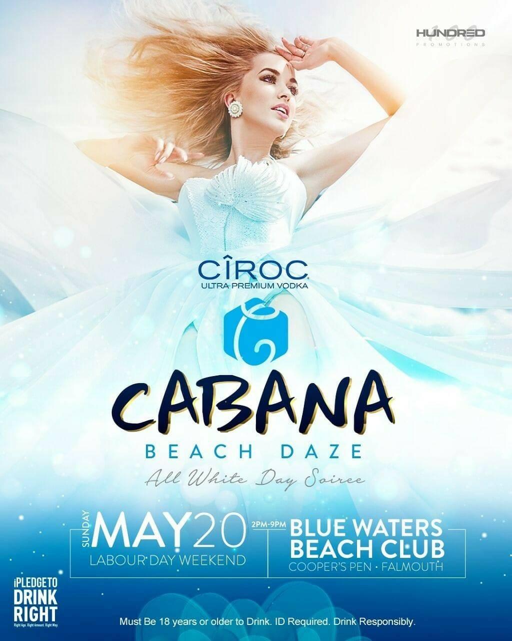 Cabana Beach Daze All White Day