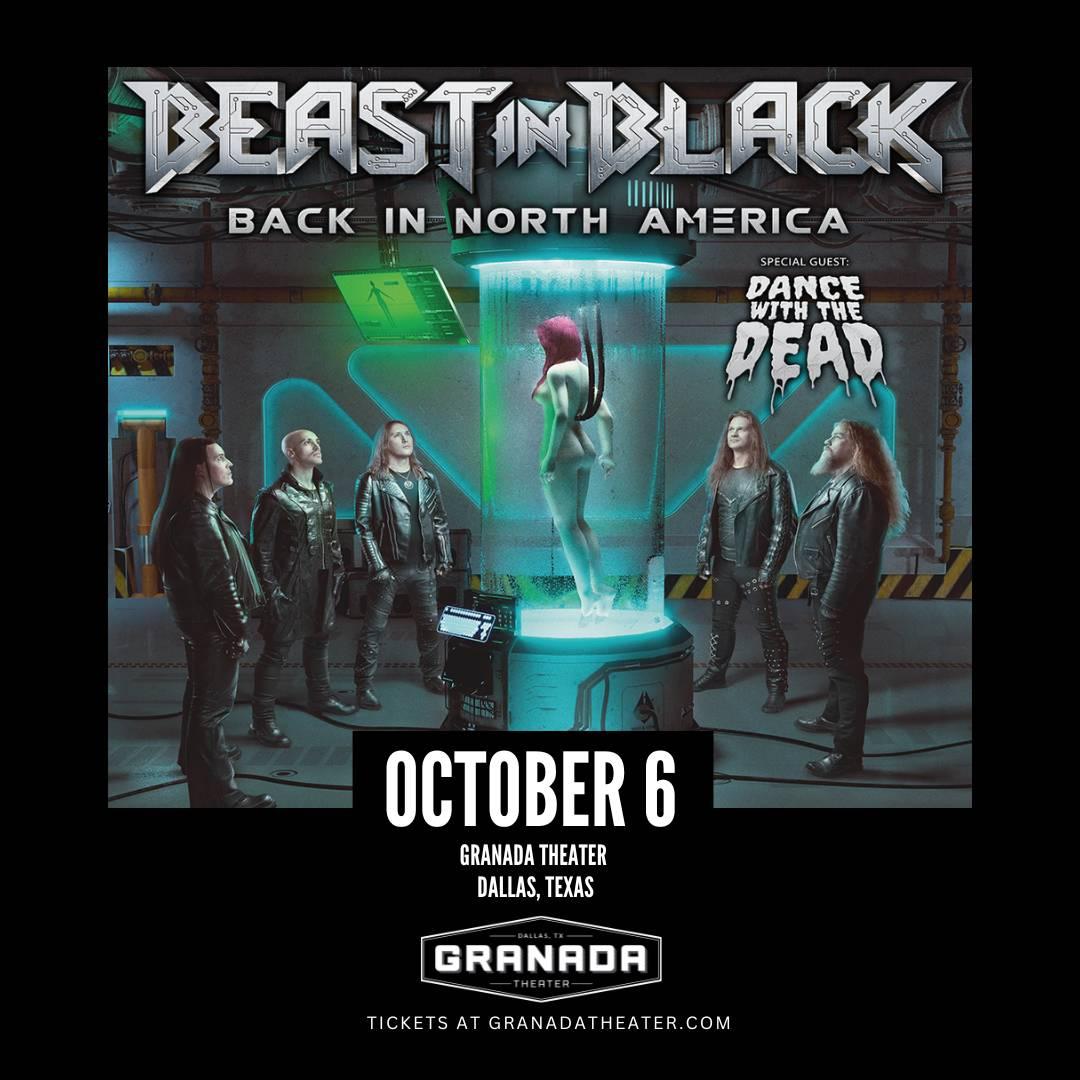BEAST IN BLACK with support from DANCE WITH THE DEAD