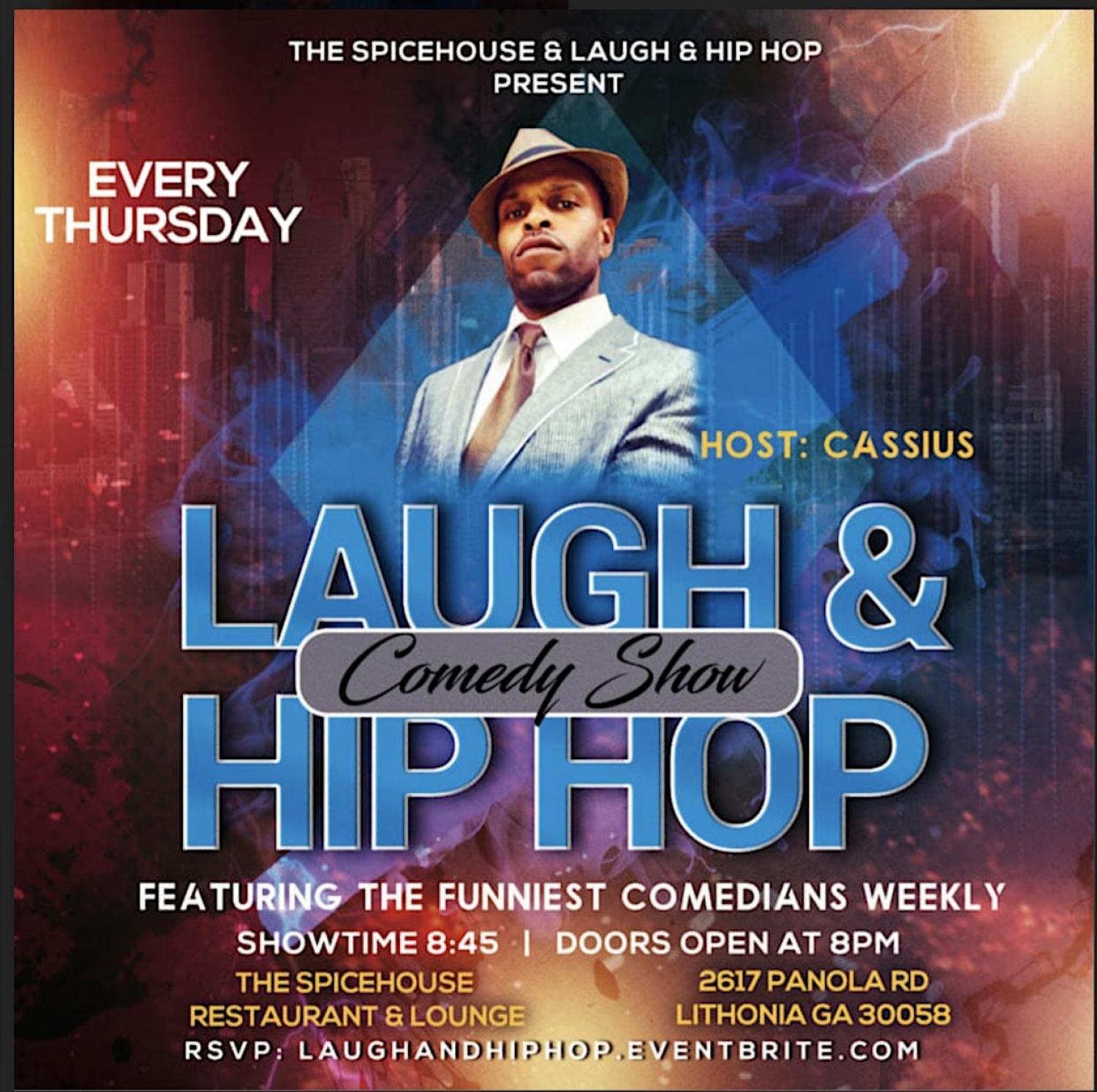 LAUGH & HIP HOP COMEDY SHOW at The Spicehouse * free
Thu Nov 24, 7:00 PM - Thu Nov 24, 10:00 PM
in 37 days
