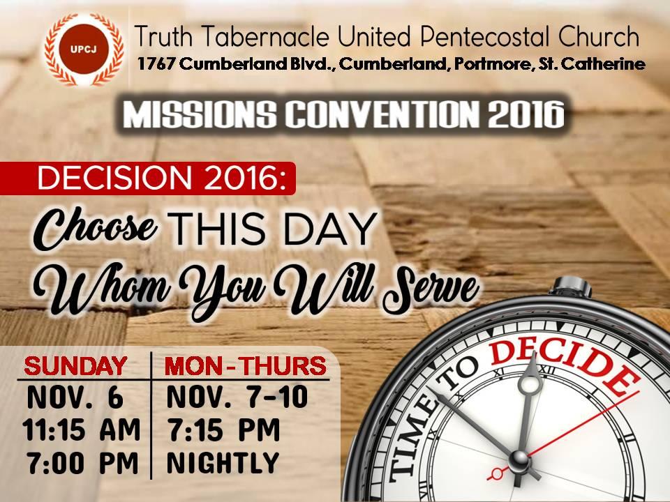 Missions Convention 2016