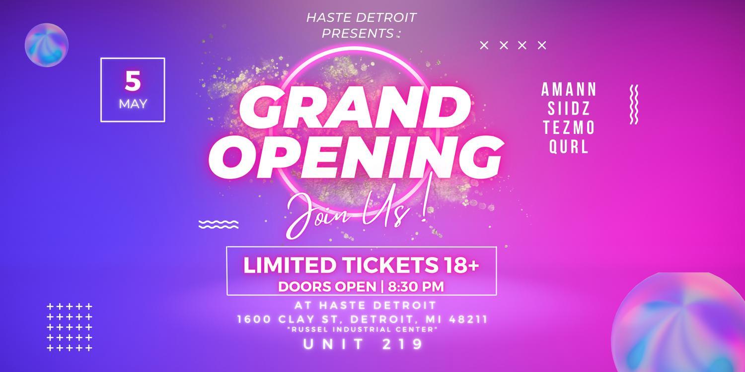 HASTE Detroit Grand Opening