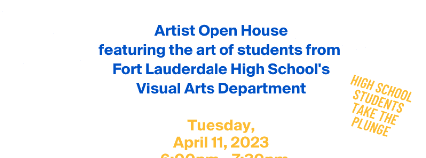 Kids Plunge Into the Arts with students from Fort Lauderdale High School