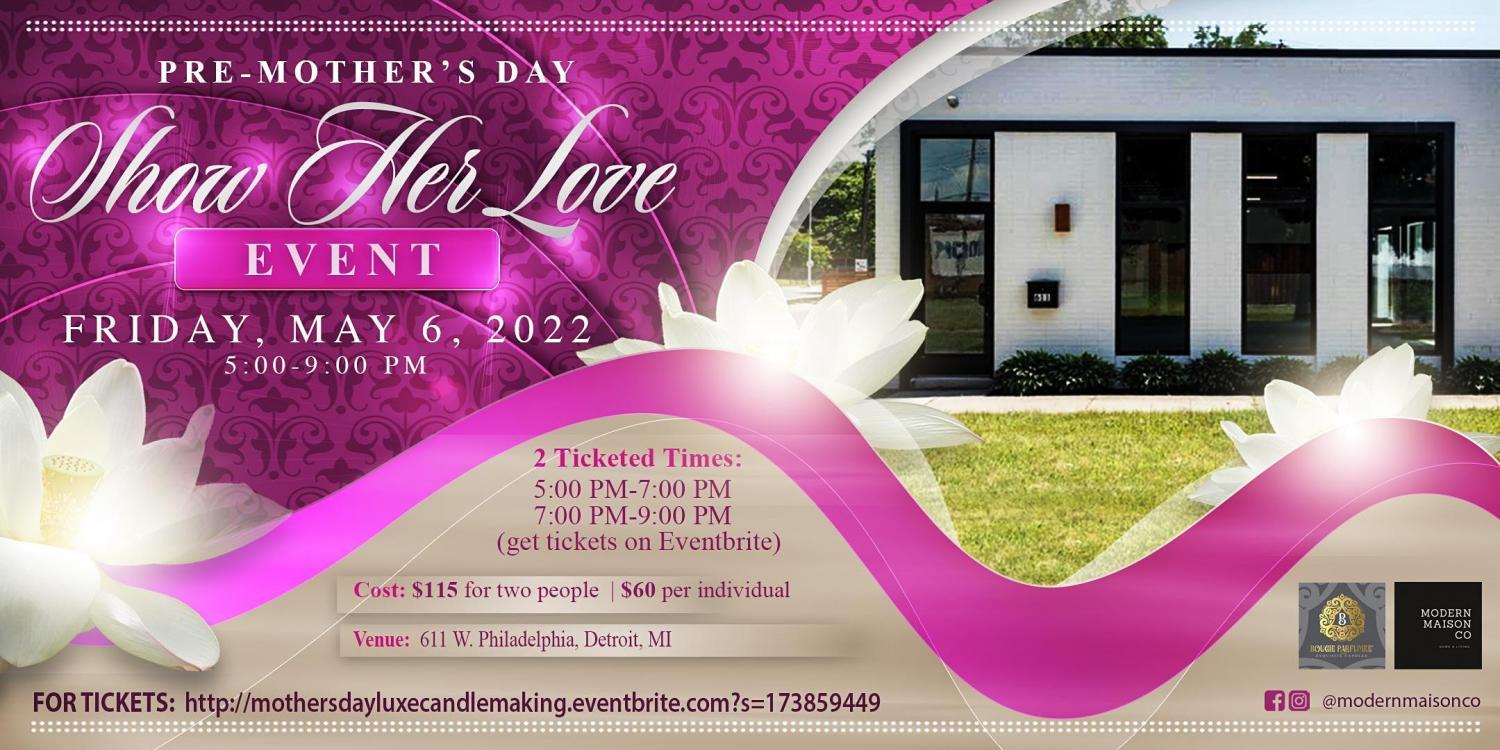 MAY 6th: Mother's Day Event : Candle-Making, Charcuterie, Live String Music