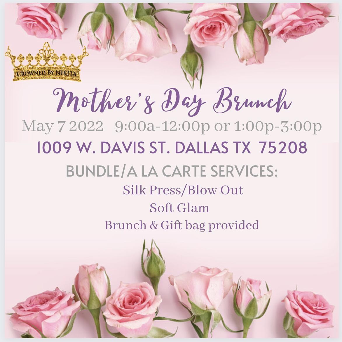 Mother's Day Brunch at Crowned by Nikita Beauty Salon
