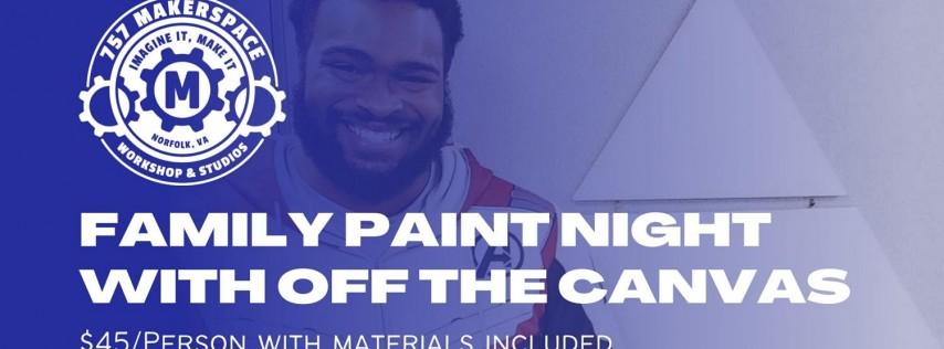 Family Paint Night with Off The Canvas