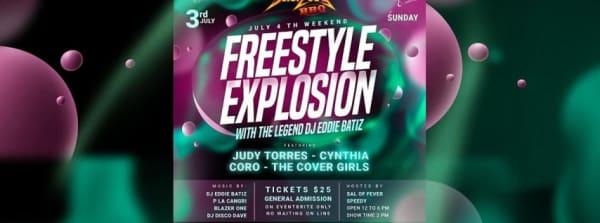 Freestyle Explosion Concert Sun. July 3 @Juicy Lucy BBQ