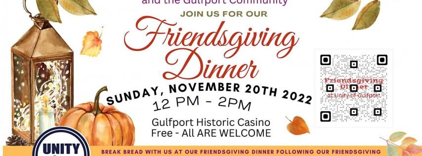 Friendsgiving Thanksgiving Dinner at Gulfport Casino All are Welcome!!