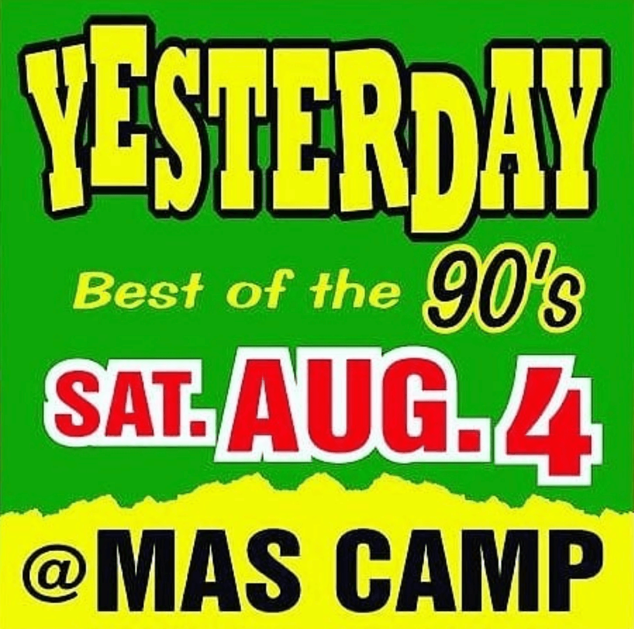 Yesterday Best of the 90's